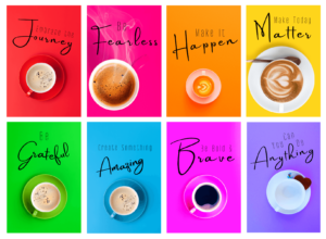 Colorful Coffee Magnetic Prints