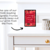 Flower inspirational quotes magnetic prints on desk