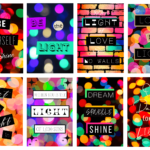 Colorful Lights Magnetic Prints MPrints by Muse Moth