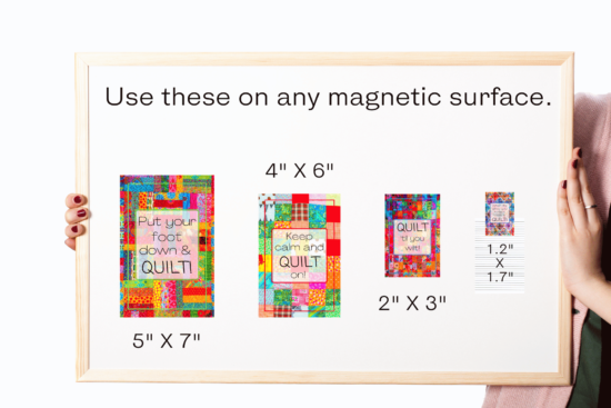 quilting quotes with quilts magnets on board