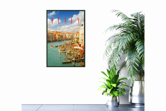 Picture of Venice Italy hanging on a wall