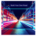 Build your own road quote with night city view print