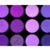 Close up of purple eye shadow palette print