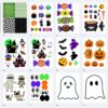 Halloween accents, witches, bats, pumpkins etc for crafting