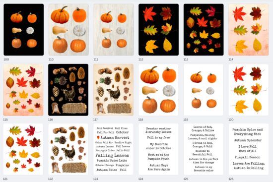 Fall accents and quotes