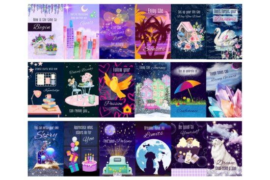 Inspirational quote mega pack images