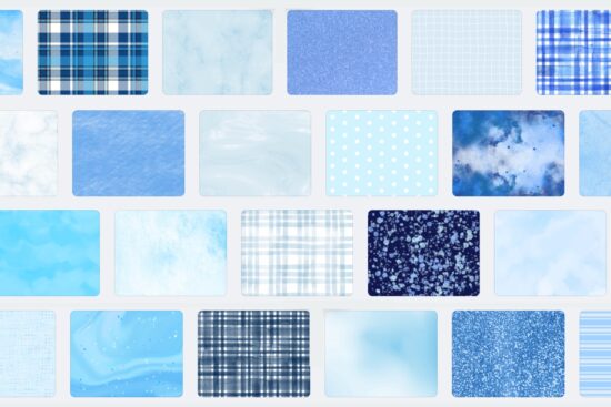 Samples from the Blue Paper Pack, link to product