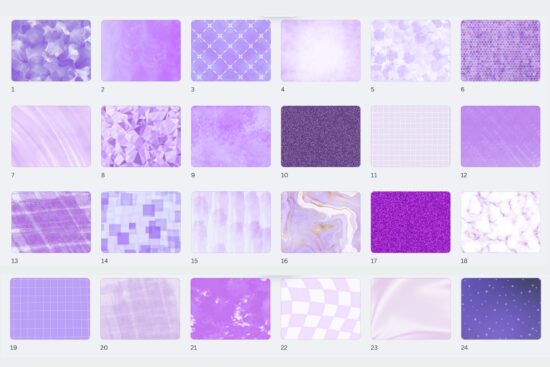 Purple paper pack 1-24