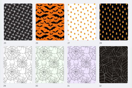Halloween paper pack backgrounds