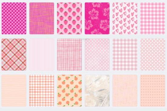 prints and patterns pinks and peaches